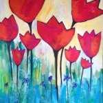 Donna Estabrooks - Field of tulips