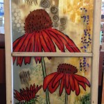 Donna Estabrooks - cone flower on window