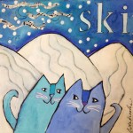 Donna Estabrooks - ski buddies