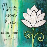 Donna Estabrooks - Never give up